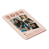 Moderne Roos Roze Afstuderen van het Manuscript Co Magneet (Rechterzijde)