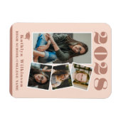 Moderne Roos Roze Afstuderen van het Manuscript Co Magneet (Horizontaal)