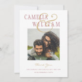 Moderne Roos roze goud dankzij PHOTO Invi Kaart (Voorkant)