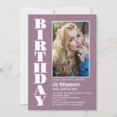 Moderne Roos van elke leeftijd White Foto van 's o Kaart (Voorkant)