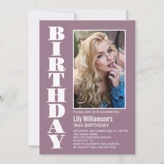 Moderne Roos van elke leeftijd White Foto van 's o Kaart (Voorkant)