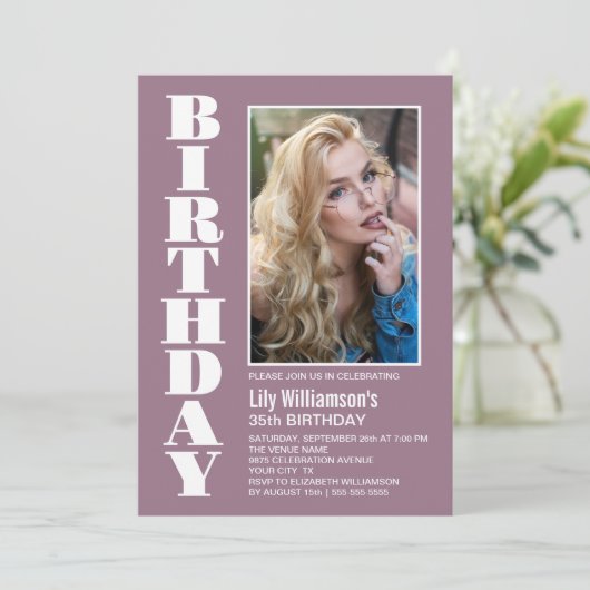 Moderne Roos van elke leeftijd White Foto van 's o Kaart (Staand voorkant)