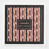 Moderne Roségouden Servetten Trendy Tafelorganizer (Voorkant)