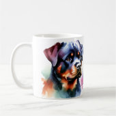 Moderne Rottweiler  Koffiemok (Links)