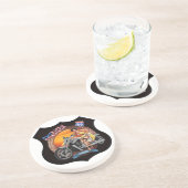 Moderne route 66 Onderzetter (Zijkant)