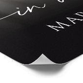 Moderne rouwfoto tekst welkomstbord poster (Hoek)