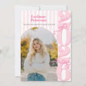 Moderne Roze 2026 Afstudeeruitnodiging Kaart (Voorkant)
