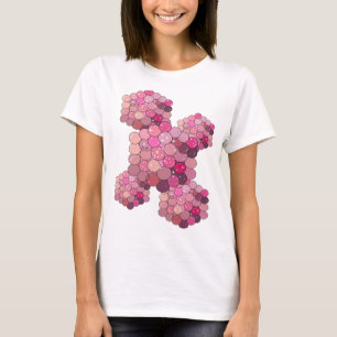 Moderne Roze ABSTRACTE KUNST Grafisch ontwerp T-shirt