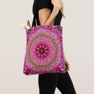 Moderne, roze, Abstracte kunst Tote Bag