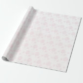 Moderne Roze Abstracte Natuur Cadeaupapier (Uitgerold)