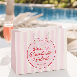 Moderne Roze Bachelorette-feest Groot Cadeauzakje