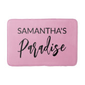 Moderne roze badmat (Voorkant)
