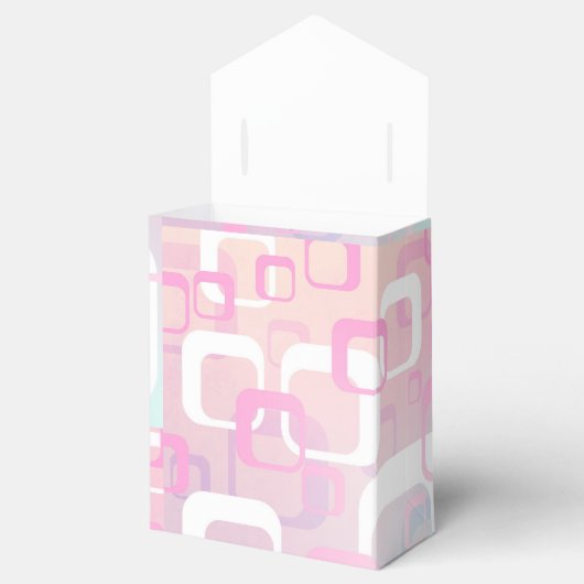 Moderne Roze Bedank Doos Bedankdoosjes (Geopend)