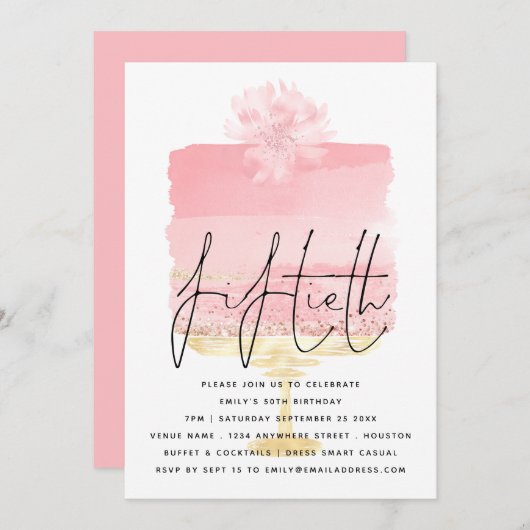 Moderne roze bekleding van het Manuscript van de C Kaart (Voorkant / Achterkant)