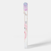 Moderne Roze Blauwe Foto Lieve Vrouwelijke Persoon Case-Mate iPhone Case (Achterkant / Links)