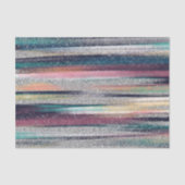 Moderne roze blauwe glitter penseel verf tissuepapier (Voorkant)