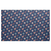 Moderne roze blauwe koekjesboom feestdag stof (Yard (91,4 cm))