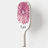Moderne roze bloem aangepaste naam pickleball-padd pickleball paddle (Links)