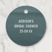 Moderne Roze Bloemen Bedankt in Gouden Schrift Bedankjes Labels (Achterkant)