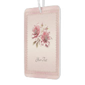 Moderne Roze Bloemen Luchtverfrisser (Links)