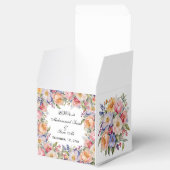 Moderne Roze Bloemen Nikah Moslim Uitnodiging Bedankdoosjes (Geopend)