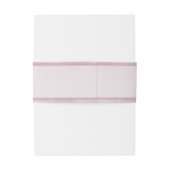 Moderne roze bloemen uitnodigingen wikkel (Achterkant Voorbeeld)