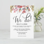 Moderne roze bloemen we weduwen kaart (Staand voorkant)