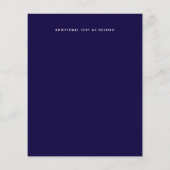 Moderne Roze Bloemige Trouw - KLEUREN OP MAAT (Achterkant)