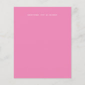 Moderne Roze Bloemige Trouwjurk - KLEUREN OP MAAT (Achterkant)