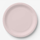 Moderne Roze Bloseming Papieren Bordje (Voorkant)
