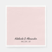 Moderne Roze Bloseming Servet (Voorkant)