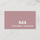 Moderne Roze Blush Minimalistische Professionele I Visitekaartje (Voorkant)