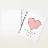 Moderne Roze Bobby Pins Haar Stylist Afspraken Planner (Display)