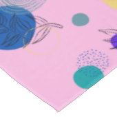 Moderne Roze Boho Bloemige Abstracte Botanische Vo Tafelkleed (Gekanteld)