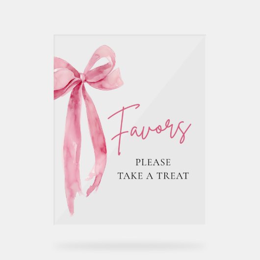 Moderne Roze Boog Afstudeerfeest Voorkeur Teken Acryl Bord (Voorkant)