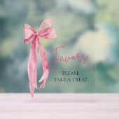 Moderne Roze Boog Afstudeerfeest Voorkeur Teken Acryl Bord (Neutraal)