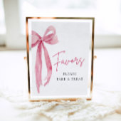 Moderne Roze Boog Afstudeerfeest Voorkeur Teken Poster