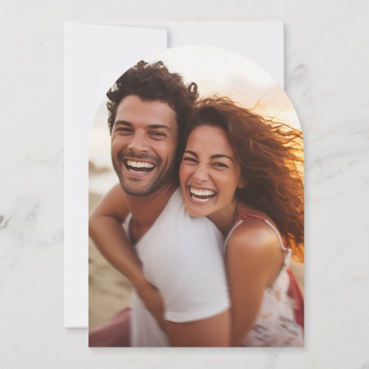 Moderne Roze Boom foto Vrolijke Kerstboog Kaart (Achterkant)