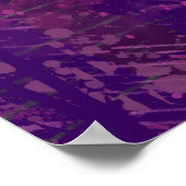 Moderne roze botanische Poster (Hoek)