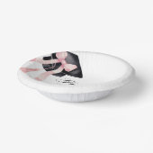 Moderne Roze Bow Coquette Graduation Cap Afstudere Papieren Kommen (Gebogen)