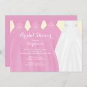 Moderne roze bruidsmaiden Vrijgezellenfeest Kaart (Voorkant / Achterkant)