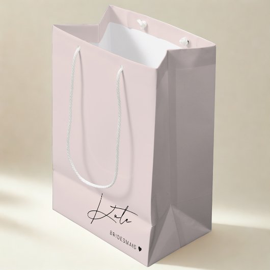 Moderne Roze Bruidsmeisje Aanzoek Cadeautas