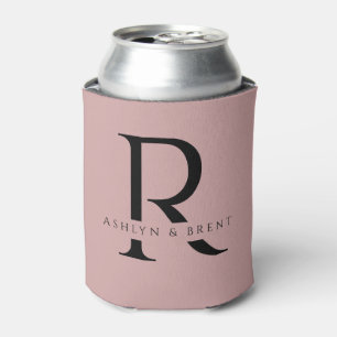 Moderne Roze Bruiloft Koelbox/Coozie Blikjeskoeler