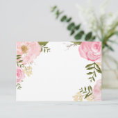 Moderne roze bruine Kaart (Staand voorkant)