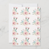 Moderne Roze Cactus Taco 'Over Love Couples Douche Kaart (Achterkant)