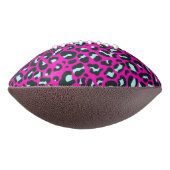 Moderne Roze Cheetah Leopard Dierenprint American Football (Gedraaid 90)
