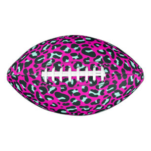 Moderne Roze Cheetah Leopard Dierenprint American Football