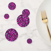 Moderne Roze Cheetah Leopard Dierenprint Confetti (Groep)