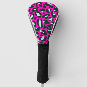 Moderne Roze Cheetah Leopard Dierenprint Golfheadcover