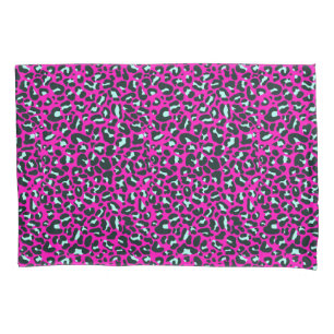 Moderne Roze Cheetah Leopard Dierenprint Kussensloop